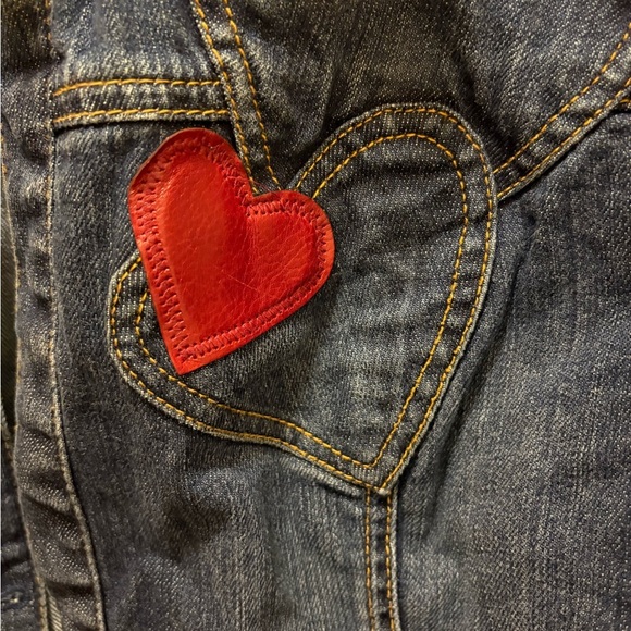 Brighton Heart Appliqué Denim Jacket (Size M) – Style K11086 - Picture 8 of 16